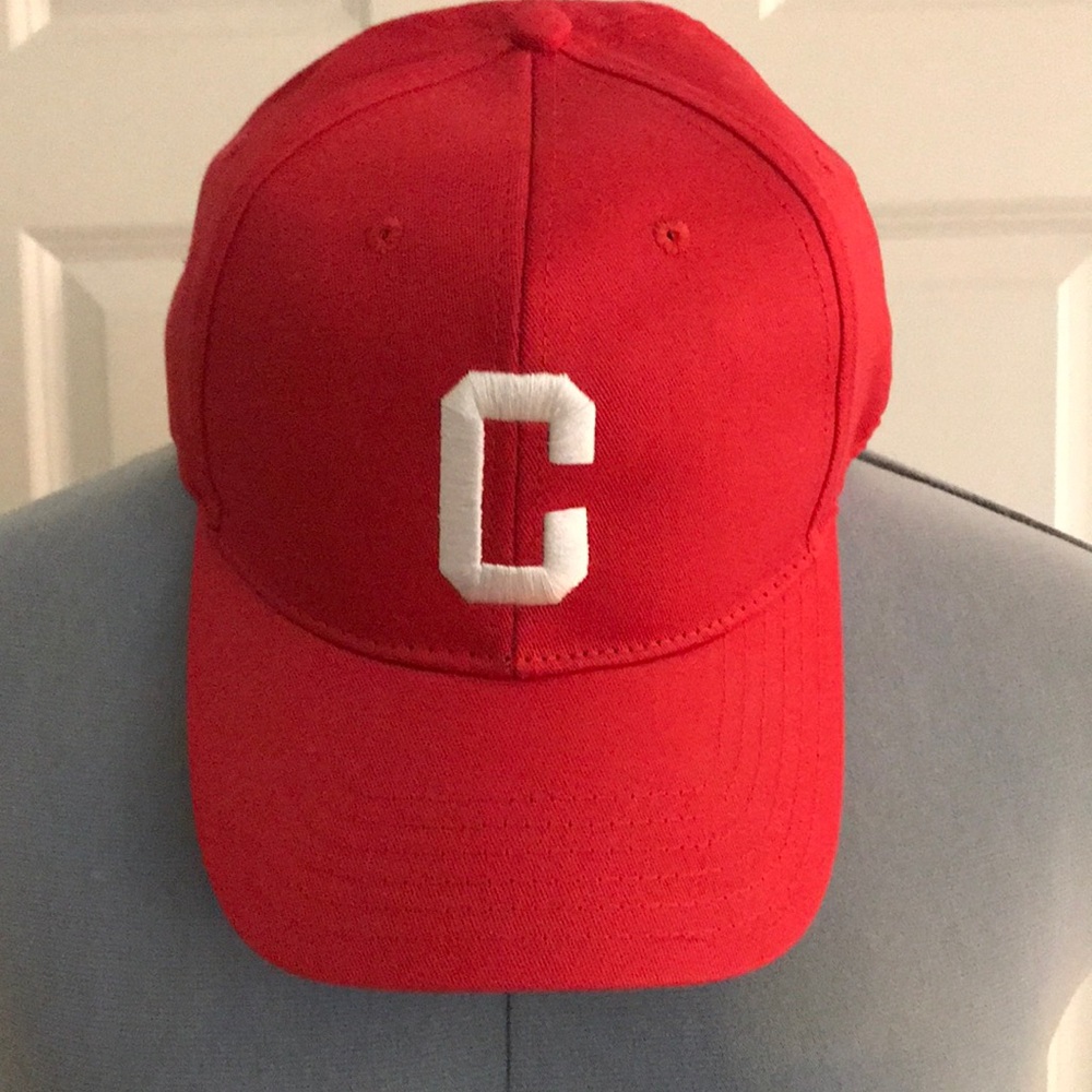 New Pittsburg Crawford Negro League Red Baseball Cap Hat White “C” Lettering